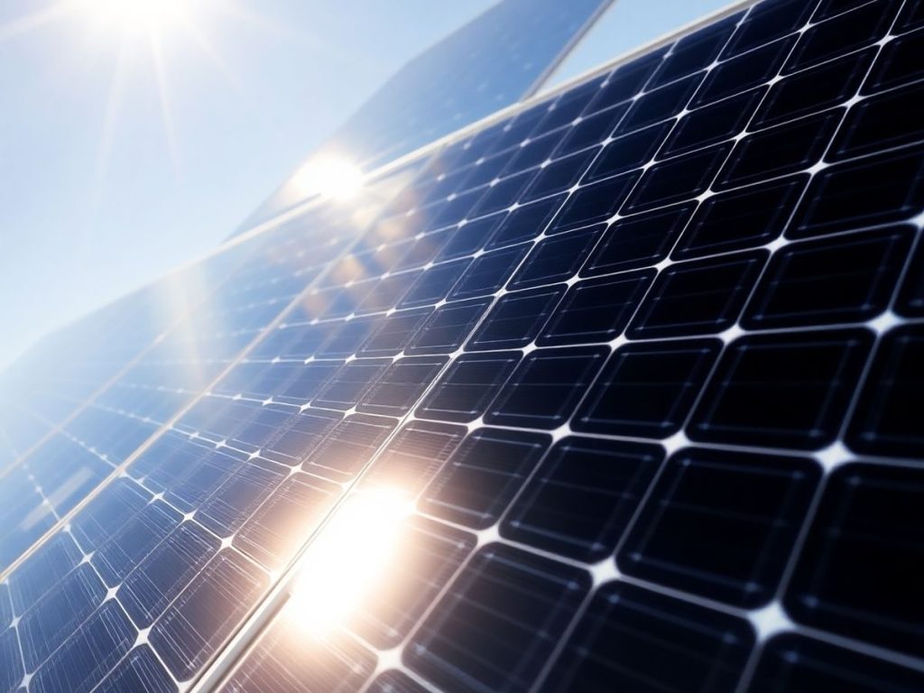 Cum funcționează panourile solare bifaciale și de ce pot produce cu 30% mai multă energie 1 Panouri solare bifaciale prinse pe un acoperiș.